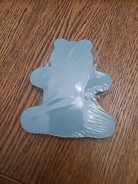 NEW Sealed Vintage Lisa Frank Blue Teddy Bear Shaped Note Pad HTF 1988